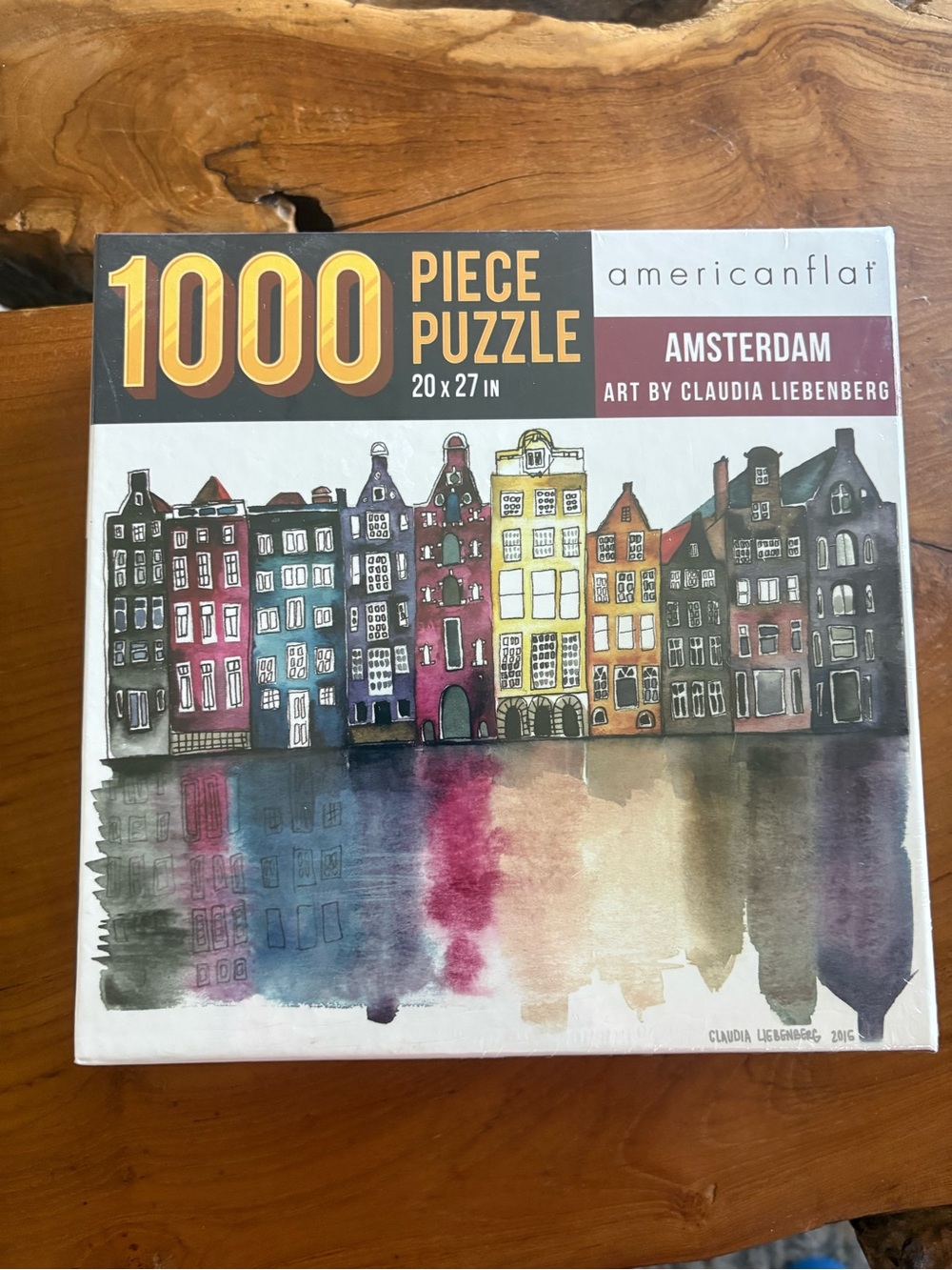 Americanflat Amsterdam 1000-Piece Puzzle - Multicolor